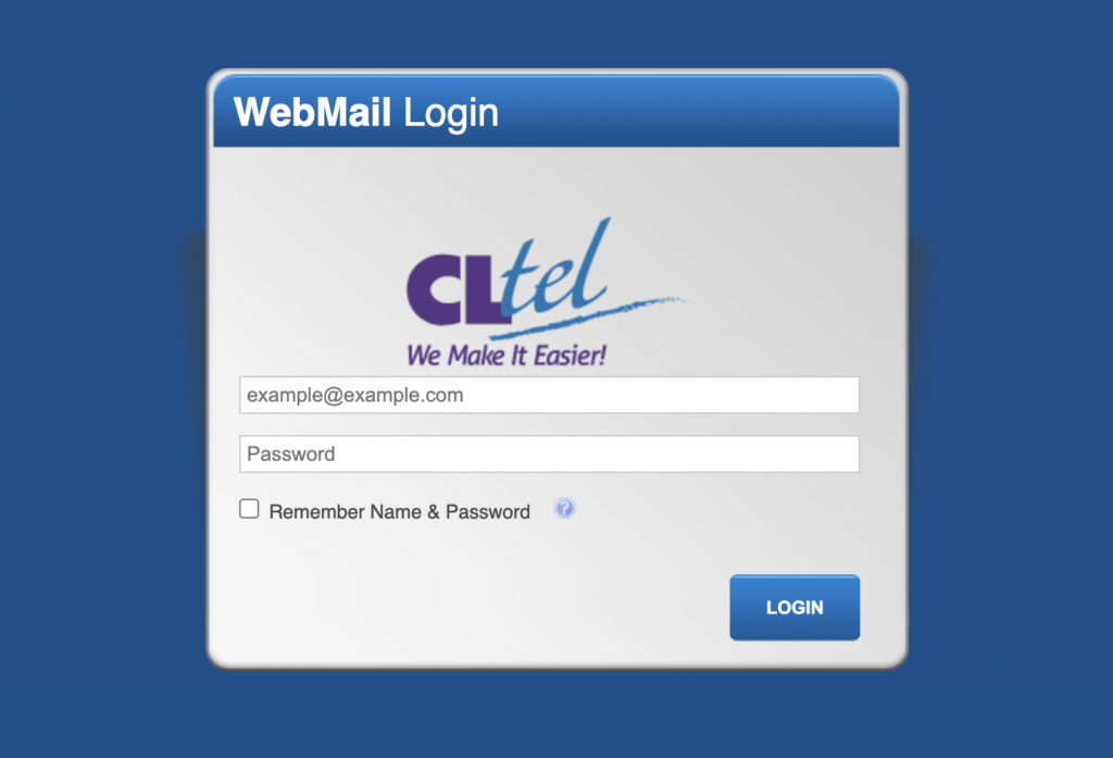 Trouble Logging into your CL Tel Webmail?